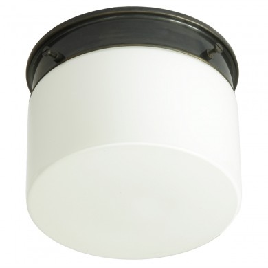 Bauhaus Ceiling Tube Light With Opal Glass Casa Lumi