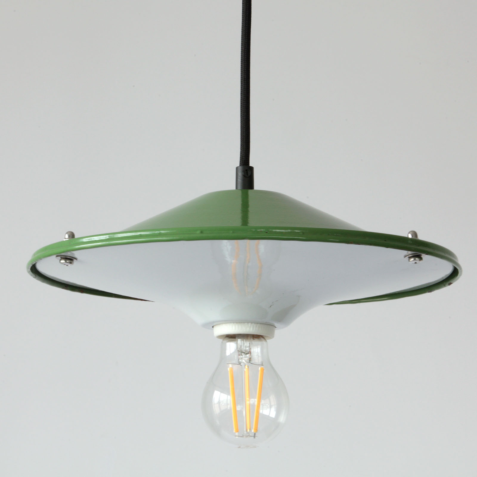 Pendants with Antique Enamel Shades: Pendant Lamp FLENSBURG 300 mm, Fig. 2