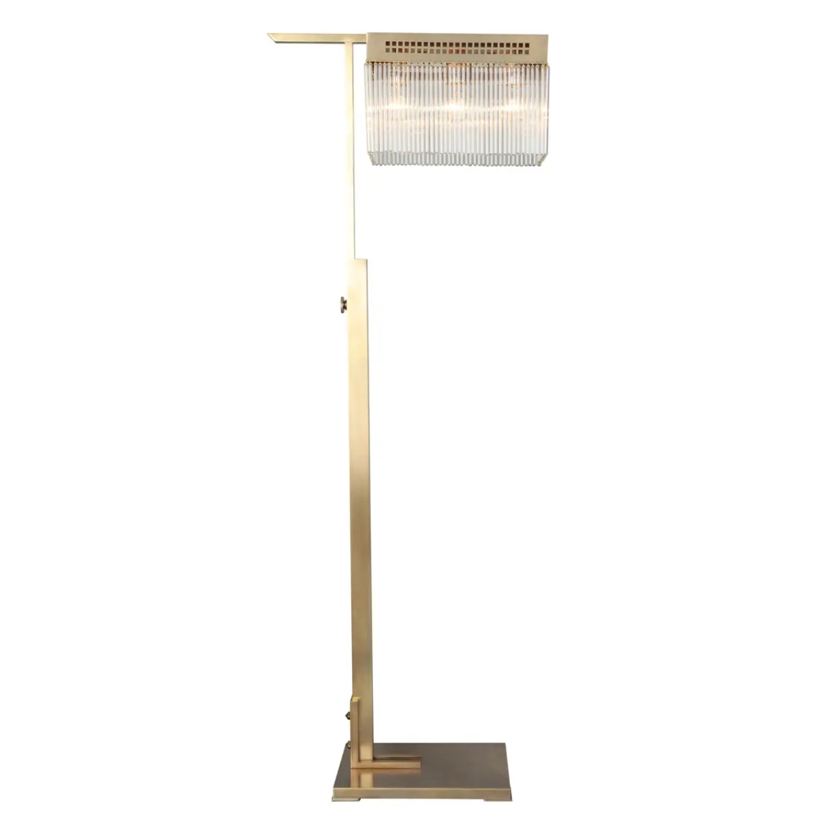 Crystal glass floor lamp HOFFMANN