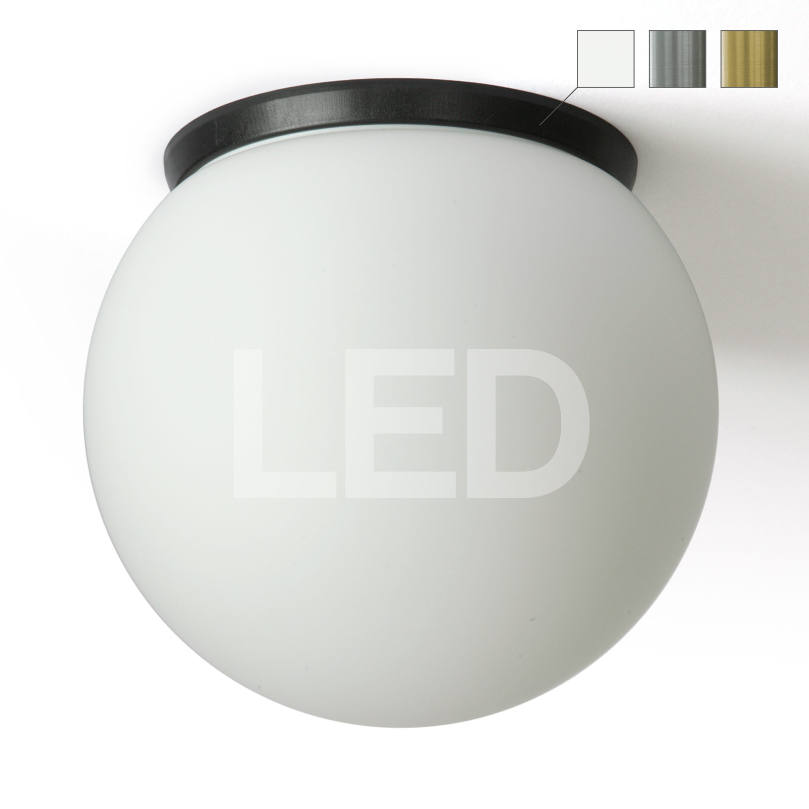 Funktionale Opalglas-Deckenleuchte AURORA LED, Ø 20–60 cm – Casa Lumi