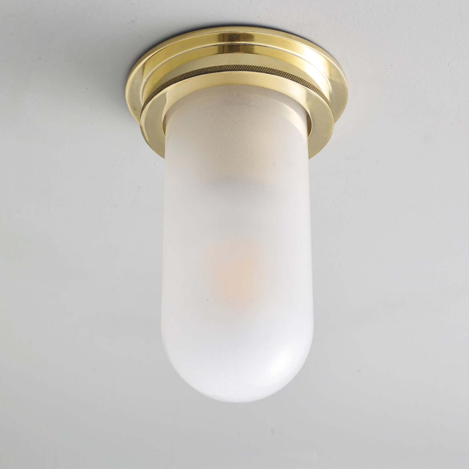 Ship ceiling light made of brass 7202