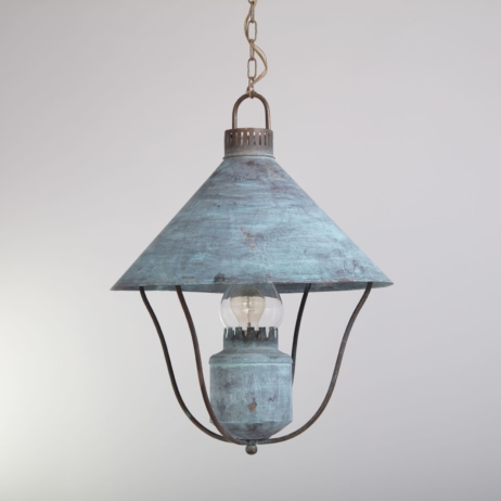 Rustic Pendant Light in the Style of a Paraffin Lantern