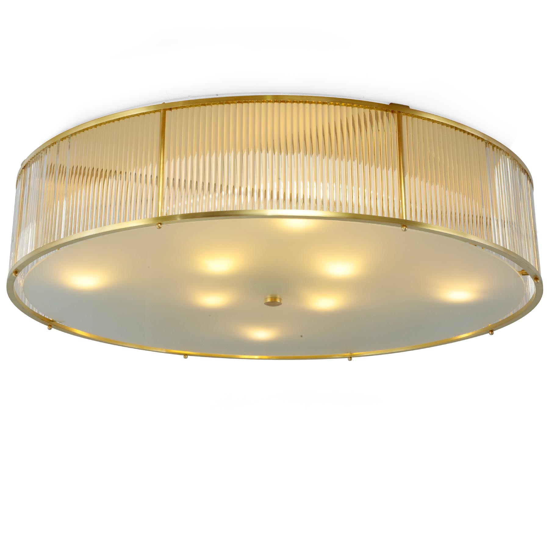 Very Large Art Déco Style Ceiling Light MIAMI, Ø 90 cm