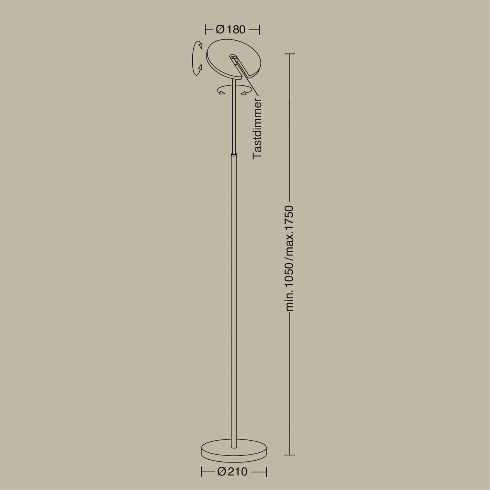 SUPERNOVA S /DTW uplighter with high-end LED module, Fig. 14