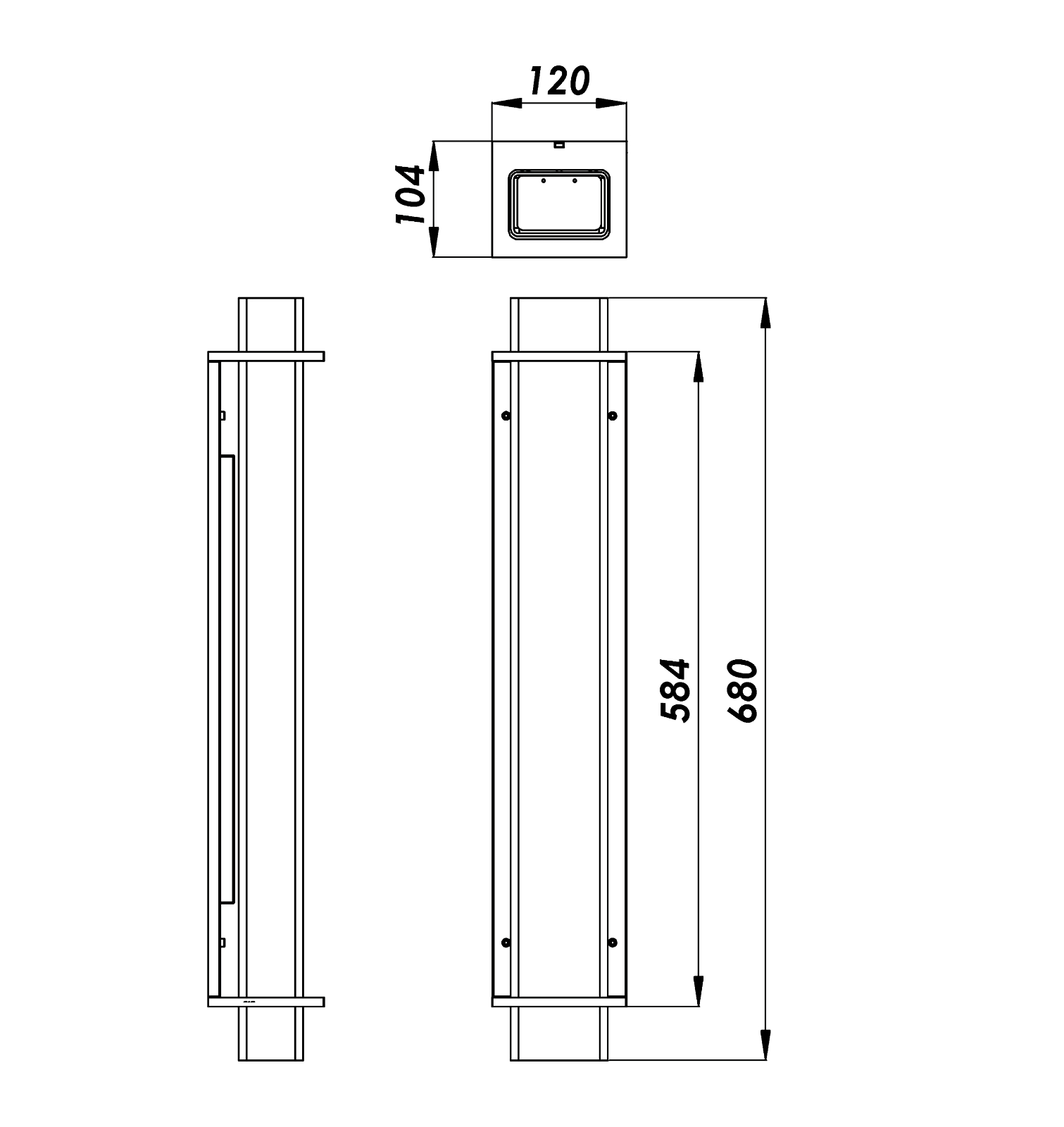 Wandleuchte mit Lamellenblende QUADRATUBE W4, Bild 8