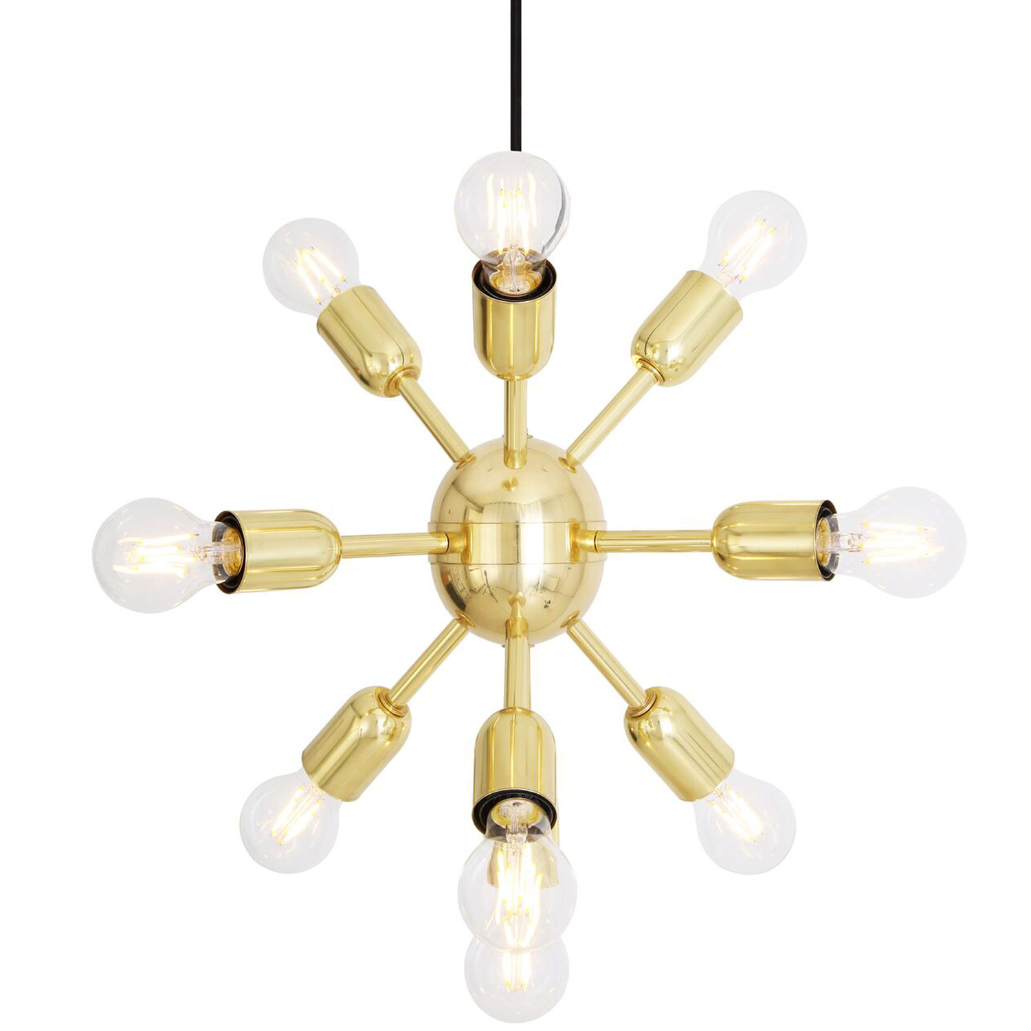 Large Sputnik-Style Chandelier with 20 or 24 Glass Spheres – Casa Lumi