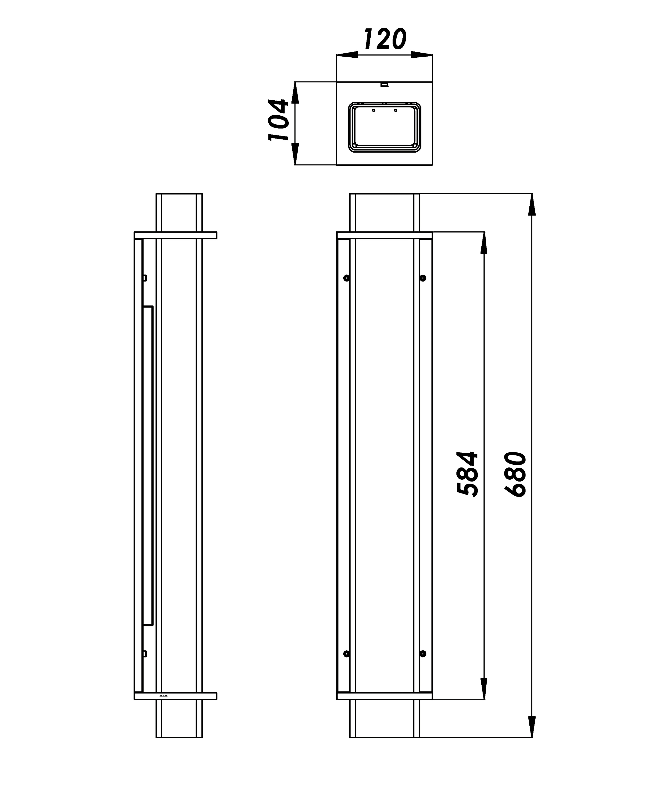 LED Design-Wall Light QUADRATUBE W3, Fig. 13