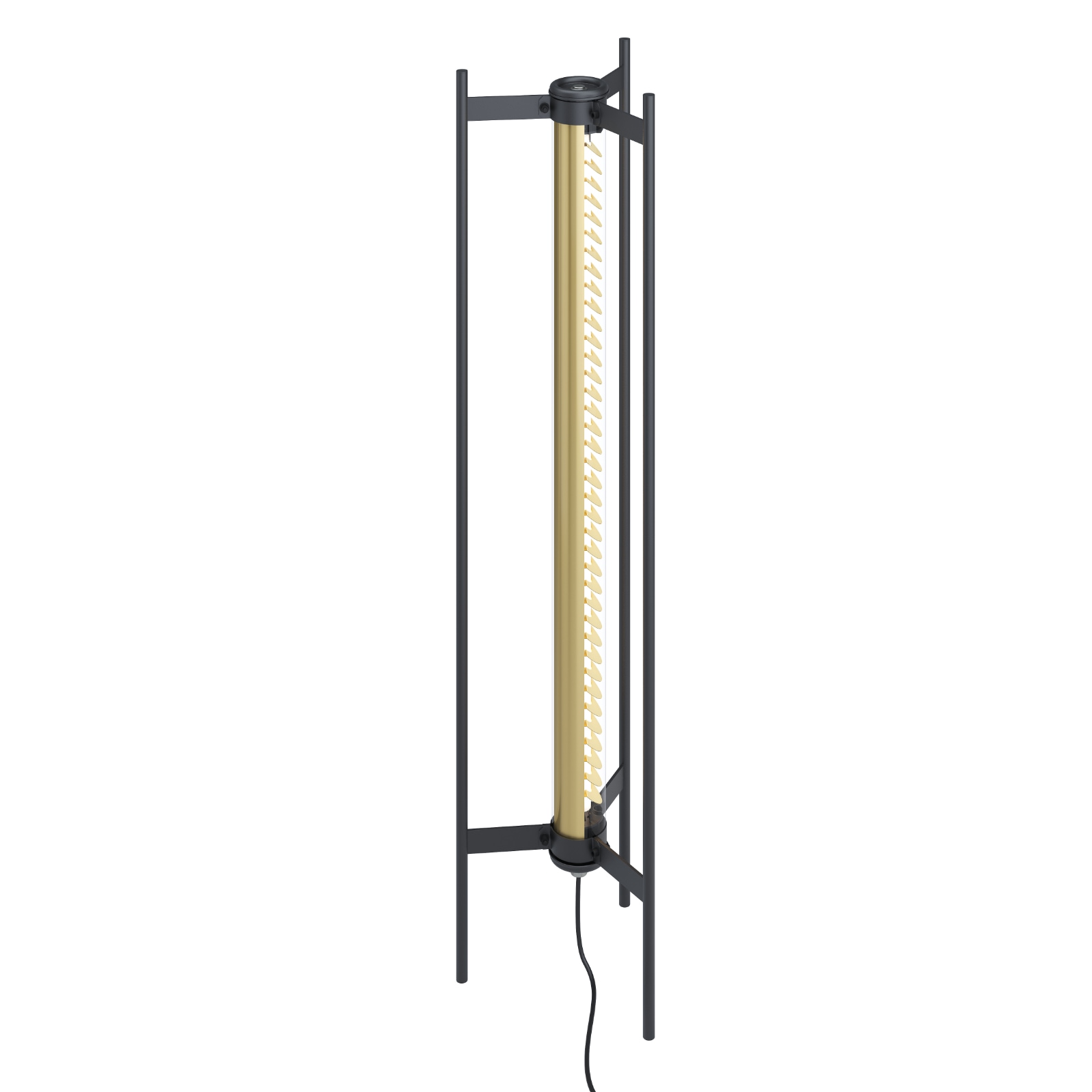 Dimmable Tubular Design Floor Lamp ELGAR FLOOR: Das große Modell (Messing)