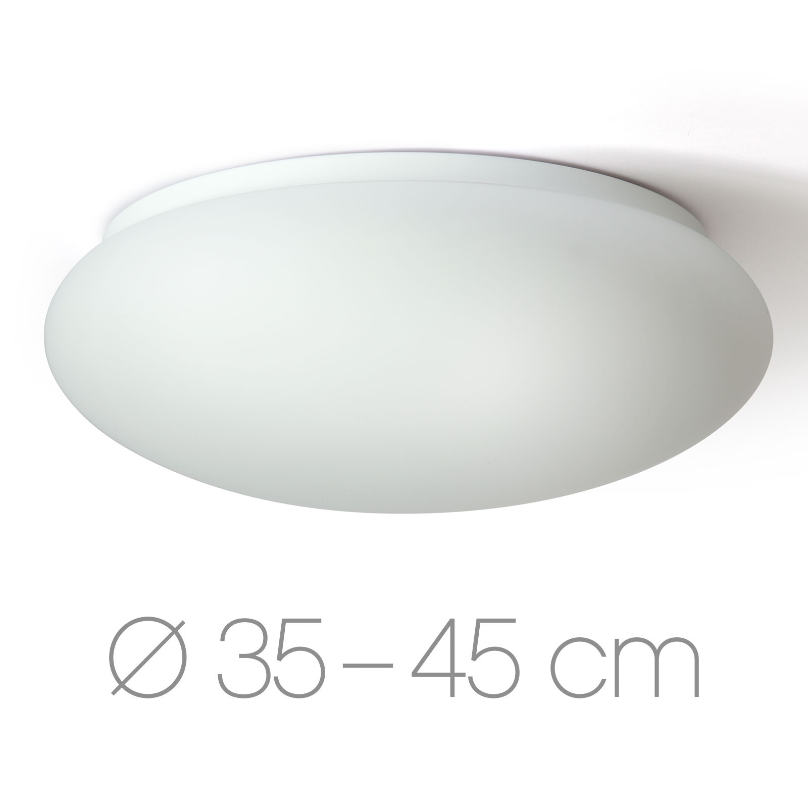 Moderne Opalglas-Deckenleuchte AMOR LED Ø 34–42 cm – Casa Lumi