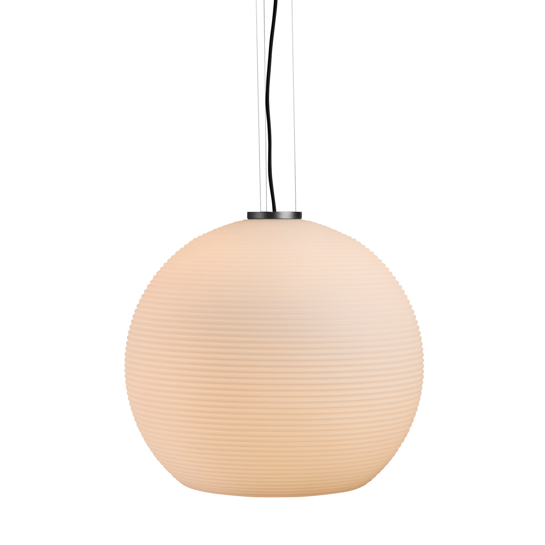 High-quality glass shade pendant light GOLYO