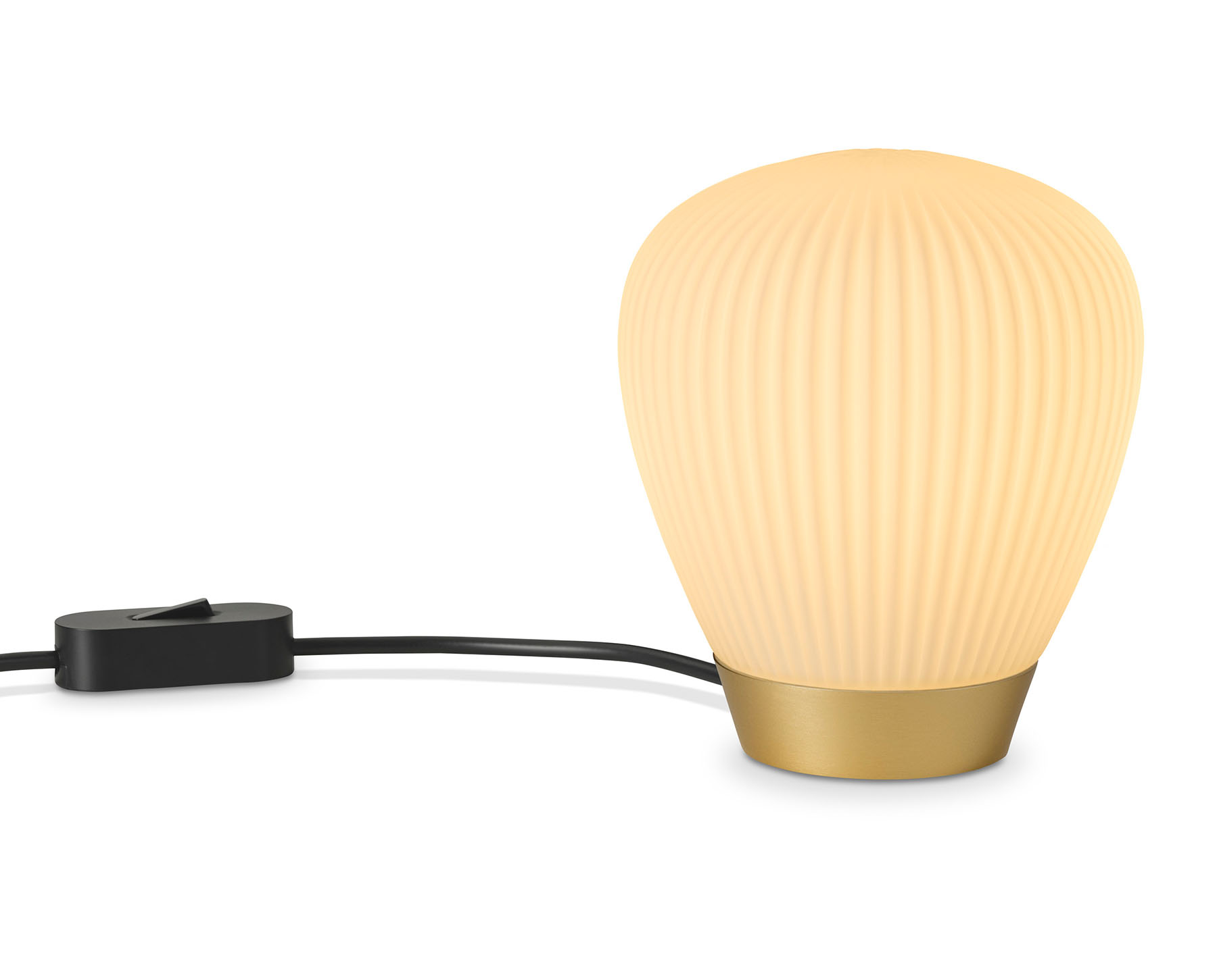 Small table lamp with frosted glass shade PLISSEE T2, Fig. 4