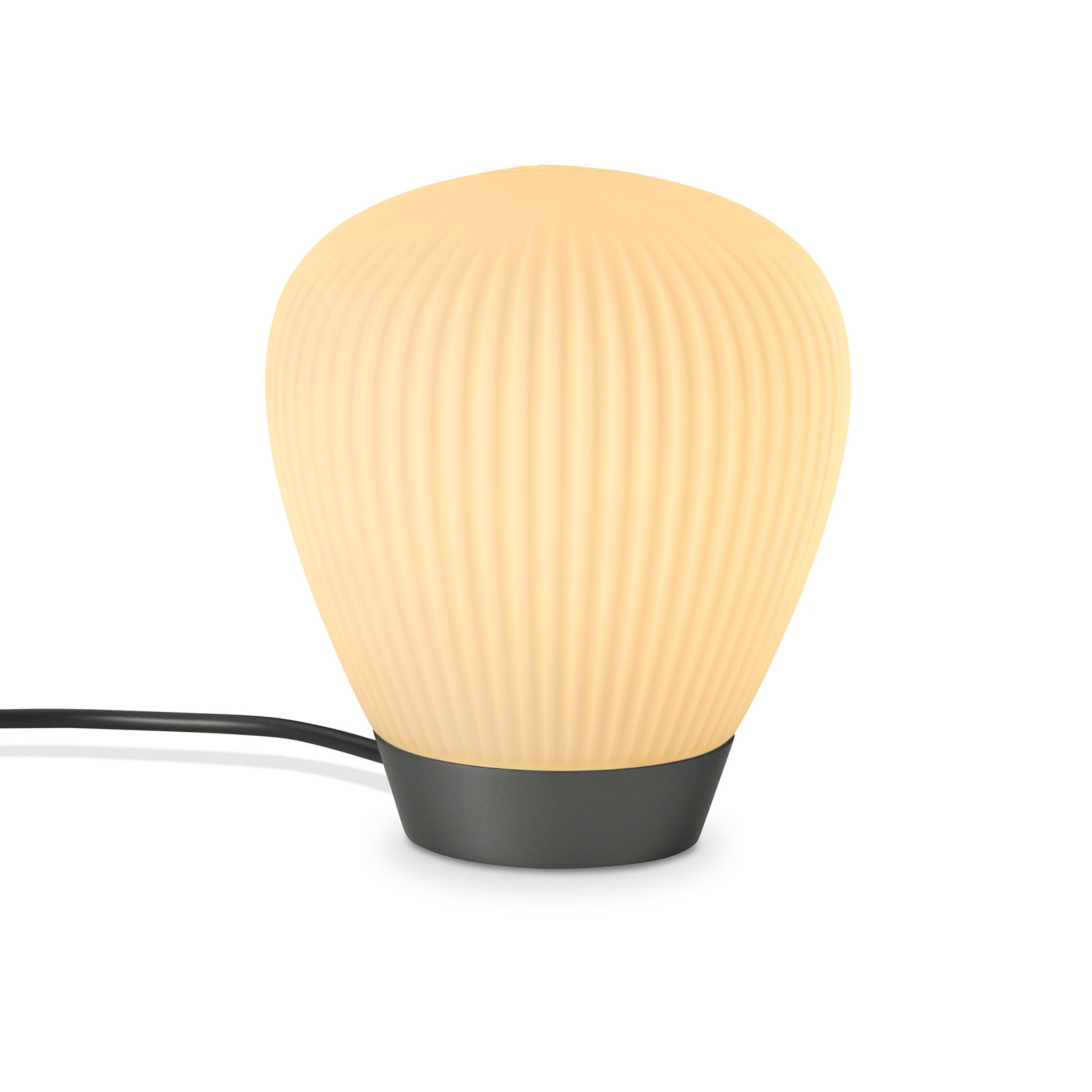 Small table lamp with frosted glass shade PLISSEE T2, Fig. 5